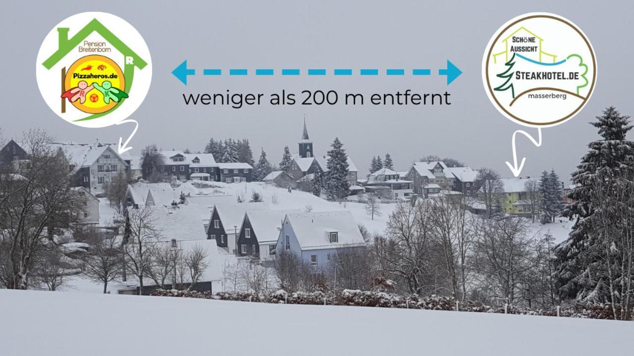 Hotel Schoene Aussicht マッサーベルク エクステリア 写真